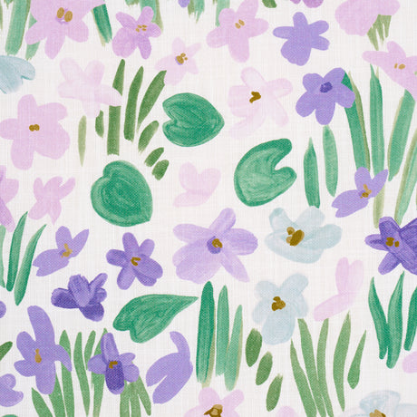Schumacher 182202 SWEET VIOLETTE INDOOR/OUTDOOR in PINK Fabr