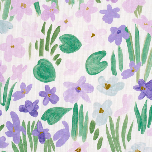 Schumacher 182202 SWEET VIOLETTE INDOOR/OUTDOOR in PINK Fabr