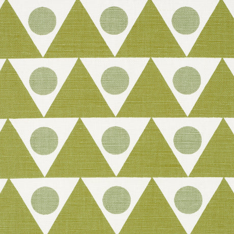 Schumacher 182221 PENNANT in GREEN Fabric - STUDIO BON