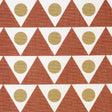 Schumacher 182222 PENNANT in TERRACOTTA Fabric - STUDIO BON