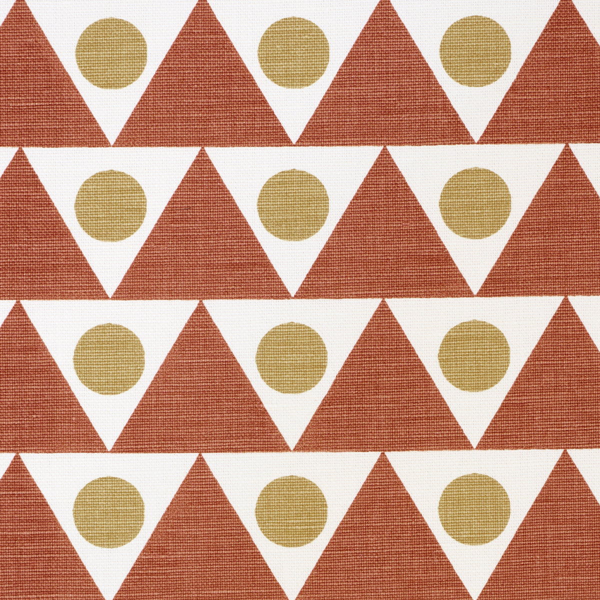 Schumacher 182222 PENNANT in TERRACOTTA Fabric - STUDIO BON