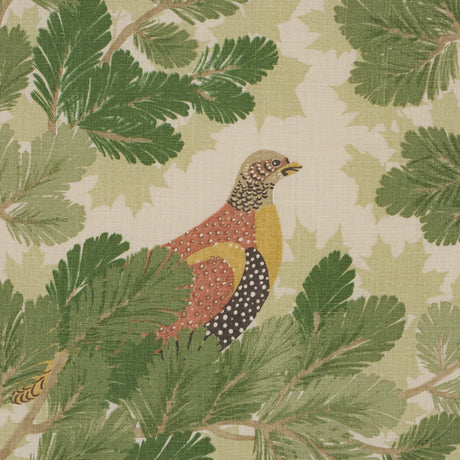 Schumacher 182250 COVEY HEDGE in PINE Fabric - A COUNTRY LIF