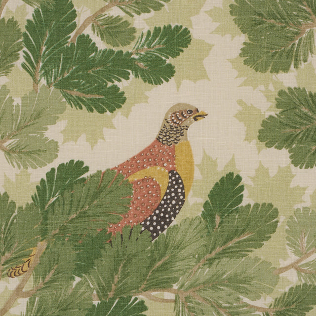 Schumacher 182250 COVEY HEDGE in PINE Fabric - A COUNTRY LIF