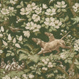 Schumacher 182261 HOUND MEADOW in FOREST Fabric - A COUNTRY 