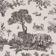 Schumacher 182270 WESTERN TOILE in CARBON Fabric - A COUNTRY