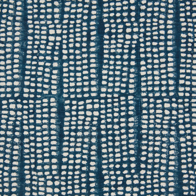 Schumacher 182290 NOLAND BLOCK PRINT in INDIGO Fabric - MESA