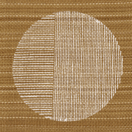 Schumacher 182300 UNA HAND BLOCK PRINT in OCHRE Fabric - MES