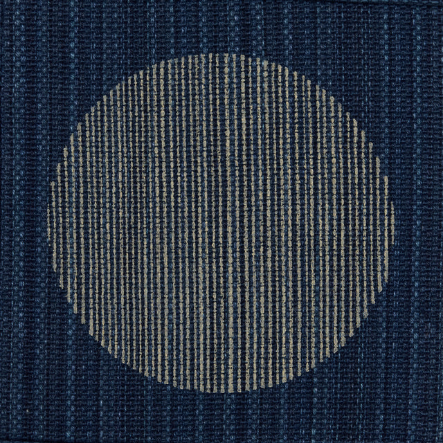 Schumacher 182302 UNA HAND BLOCK PRINT in INDIGO Fabric - ME