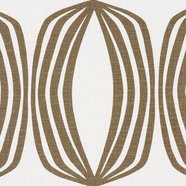Schumacher 182320 FONTANA HAND PRINT in PEAT Fabric - MESA