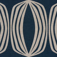 Schumacher 182322 FONTANA HAND PRINT in INDIGO Fabric - MESA
