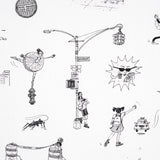 Schumacher Joana Avillez'S Street Scenes Black & White Fabric