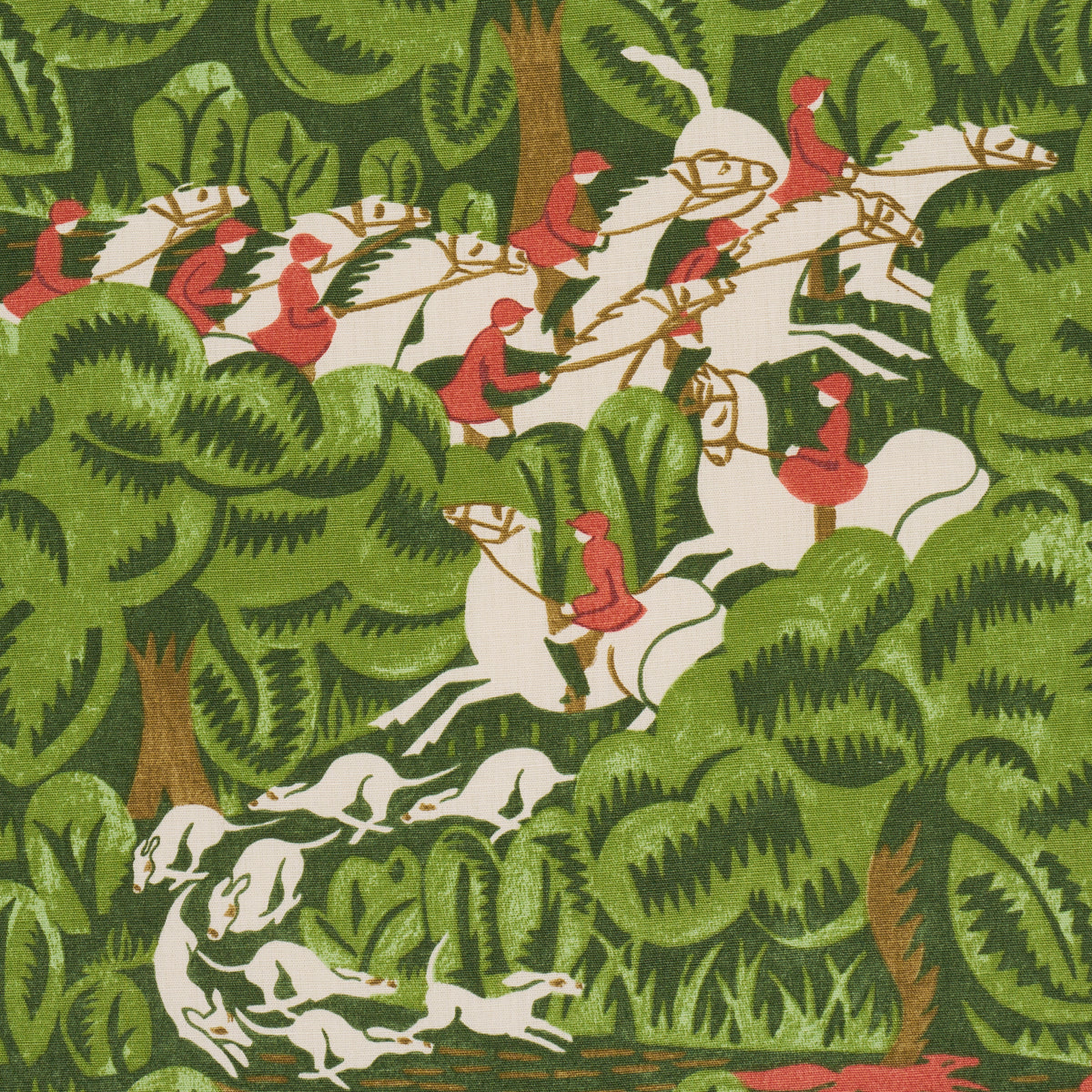 Schumacher 182340 MARGARET SCHLOEMAN'S FOX CHASE in FOREST F