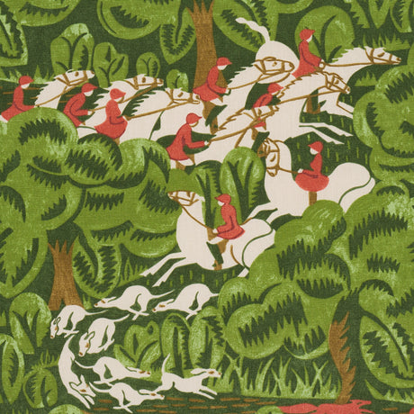 Schumacher 182340 MARGARET SCHLOEMAN'S FOX CHASE in FOREST F