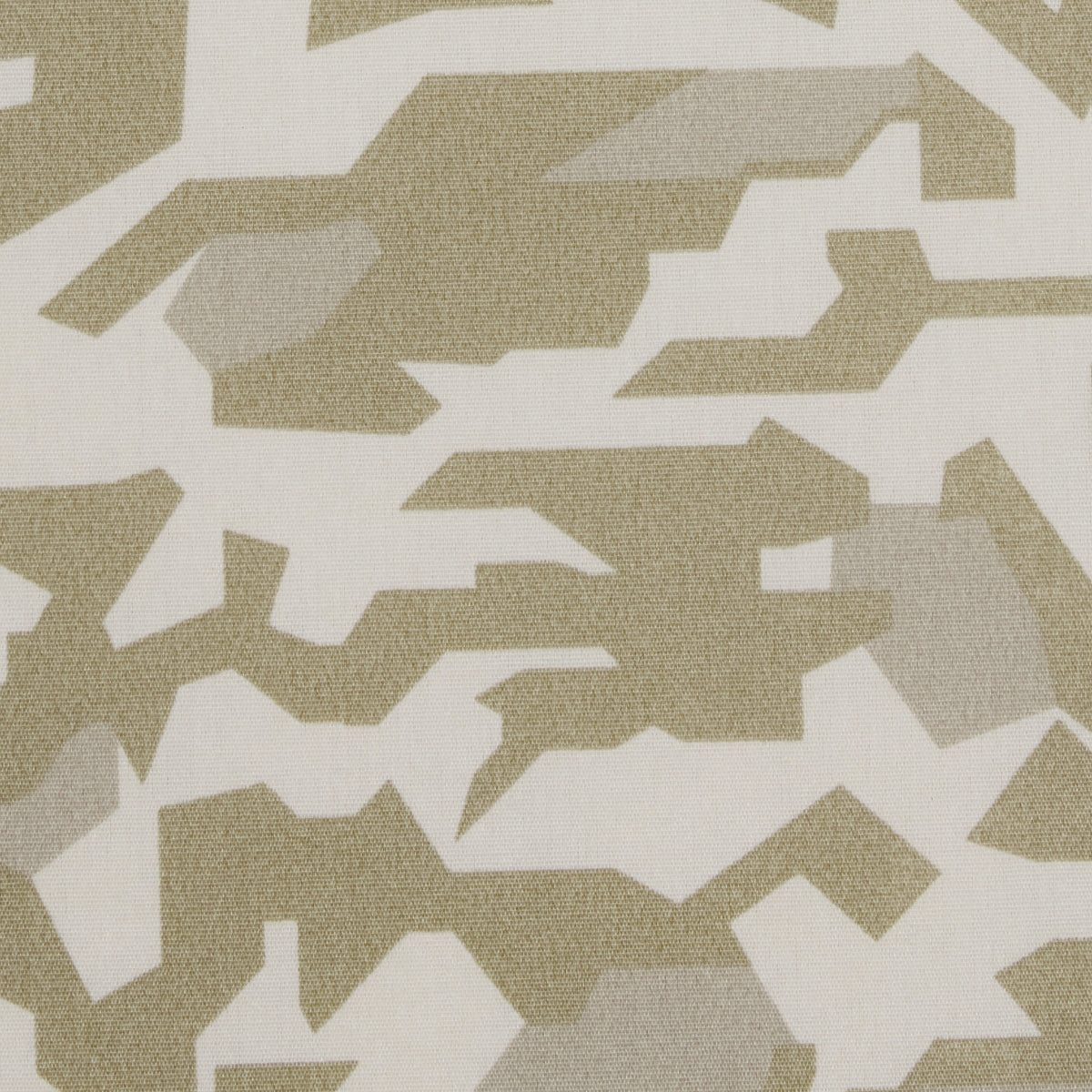 Schumacher 182351 TORREY CAMO INDOOR/OUTDOOR in FOG Fabric -