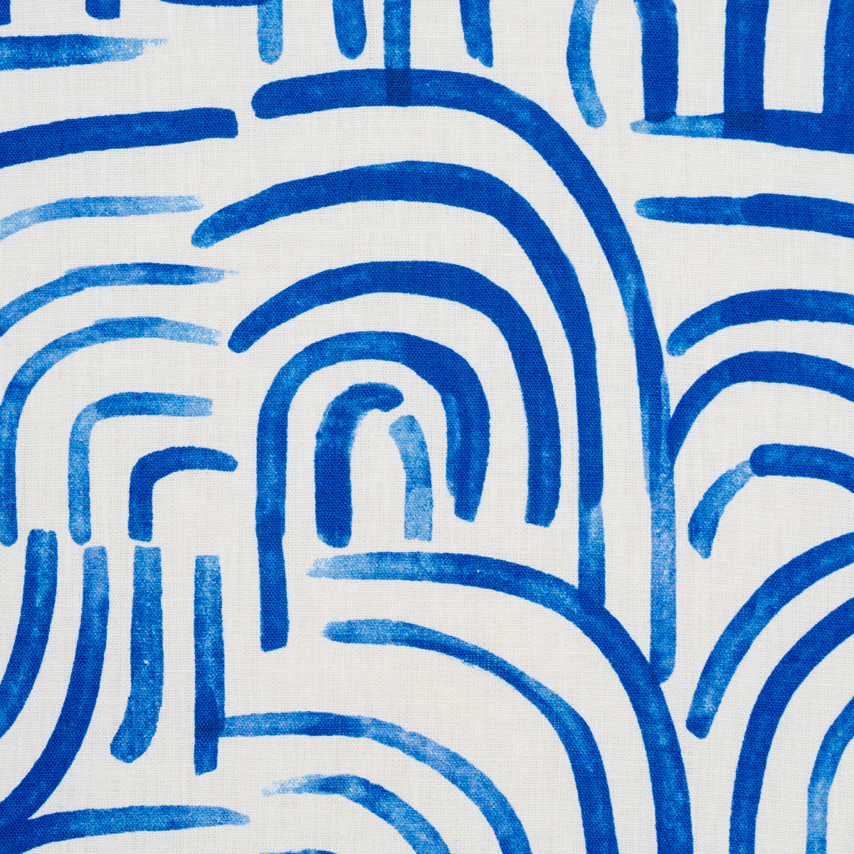 Schumacher 182360 NEW BEAT in BRIGHT BLUE Fabric - BACKDROP