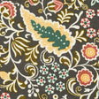 Schumacher 182430 PEGGY PAISLEY in GRAPHITE Fabric - ASHBURY