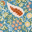 Schumacher 182432 PEGGY PAISLEY in AZURE Fabric - ASHBURY