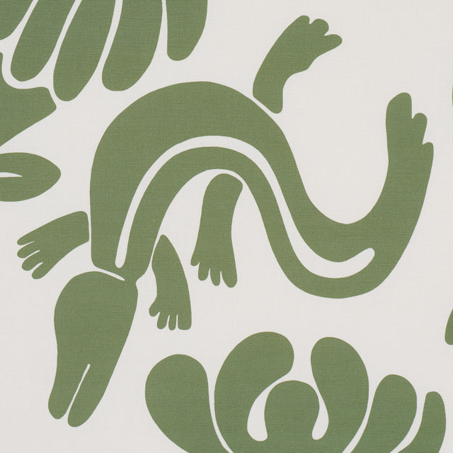 Schumacher 182490 CALL OF THE JUNGLE in FOREST GREEN Fabric – Eades ...