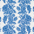 Schumacher 182531 RAVEN WOODS in BLUE Fabric - MARIE-ANNE OU