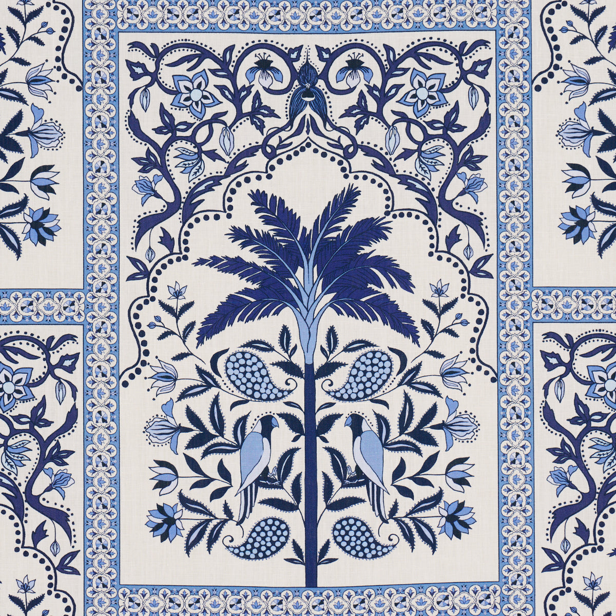 Schumacher 182571 AMAZONAS MYSTIQUE in TROPICAL SHADES OF BL