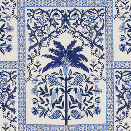 Schumacher 182571 AMAZONAS MYSTIQUE in TROPICAL SHADES OF BL
