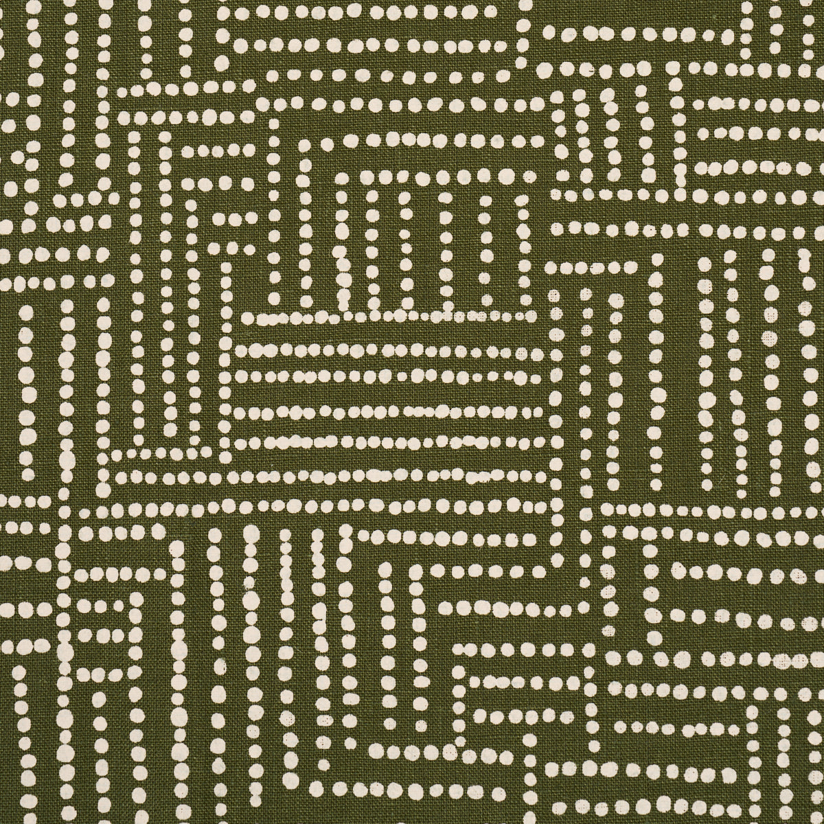 Schumacher 182580 COCO HAND SCREEN PRINT in PALM TREE GREEN 