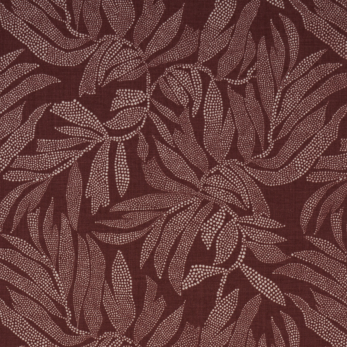 Schumacher 182590 TAYRONA PALM MOSAIC in CAYENNE LATTE Fabri
