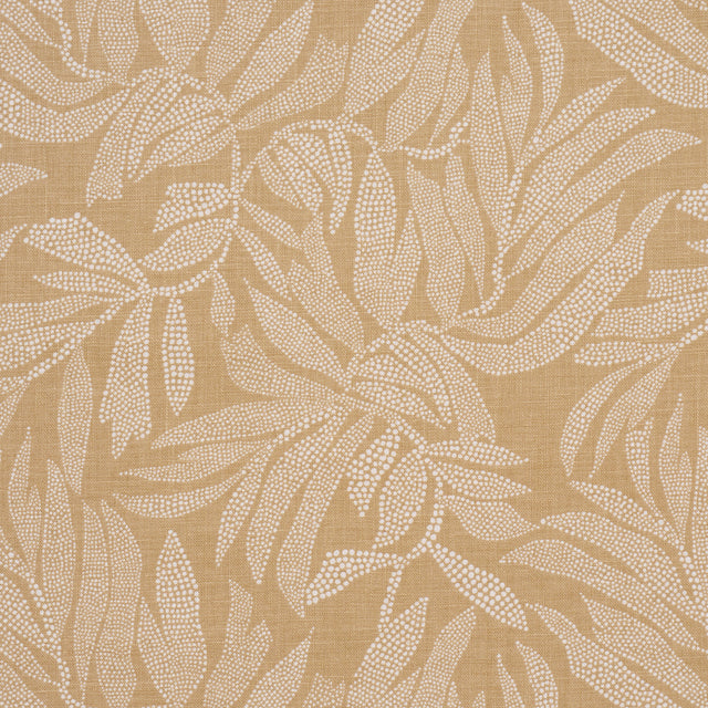 Schumacher 182591 TAYRONA PALM MOSAIC in PLAYA DORADA SAND F