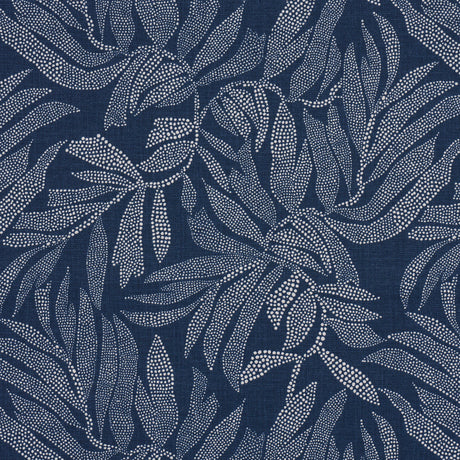 Schumacher 182592 TAYRONA PALM MOSAIC in PACIFIC OCEAN HUES 