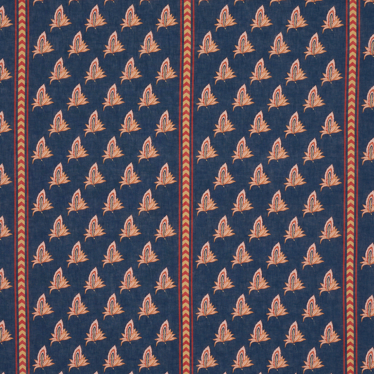 Schumacher 182600 BANGALORE IMAGINATION in BLEU Fabric - LAU
