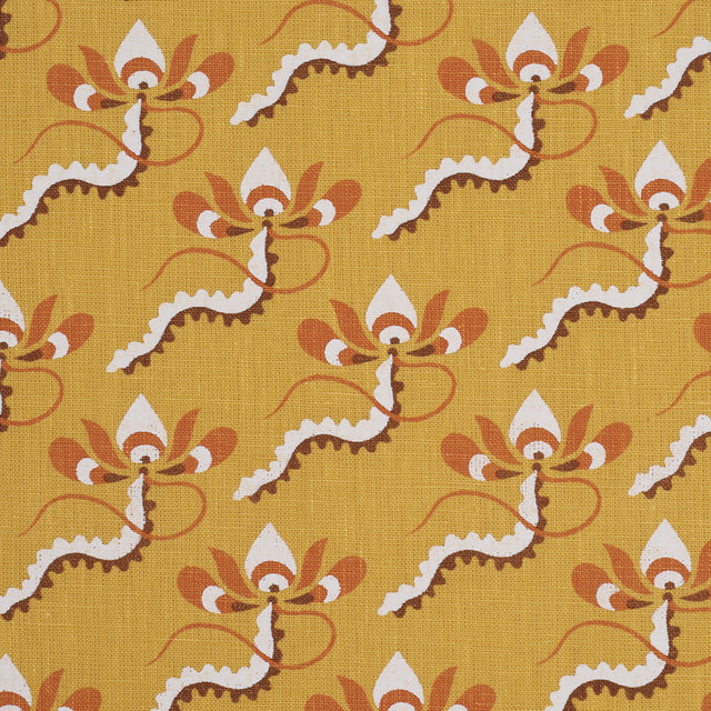 Schumacher 182612 BOMBAY RAINBOW in MIMOSA Fabric - LAURA GO