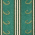 Schumacher 182630 ROMAN REVERIE in TEAL & LEAF Fabric - LAUR