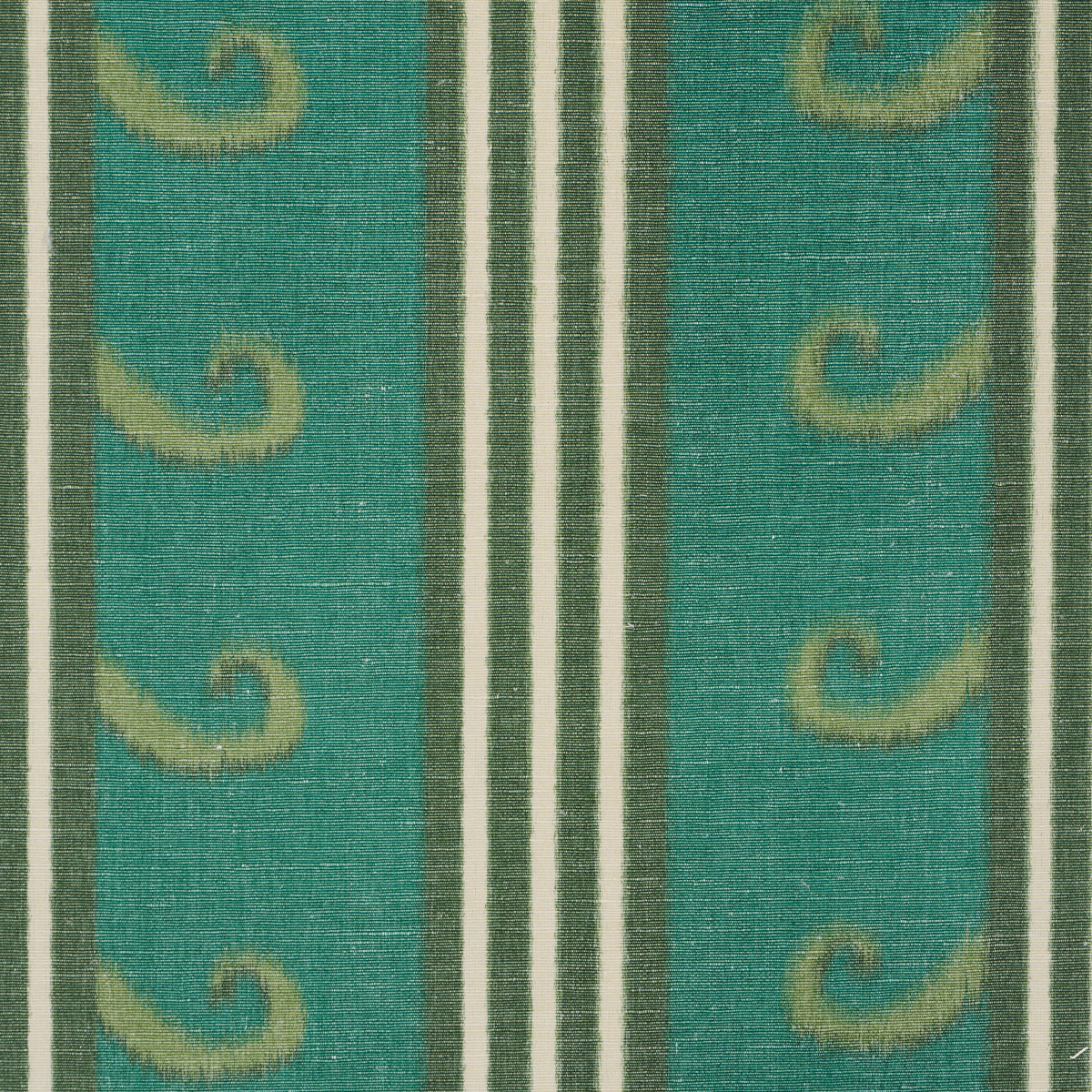 Schumacher 182630 ROMAN REVERIE in TEAL & LEAF Fabric - LAUR