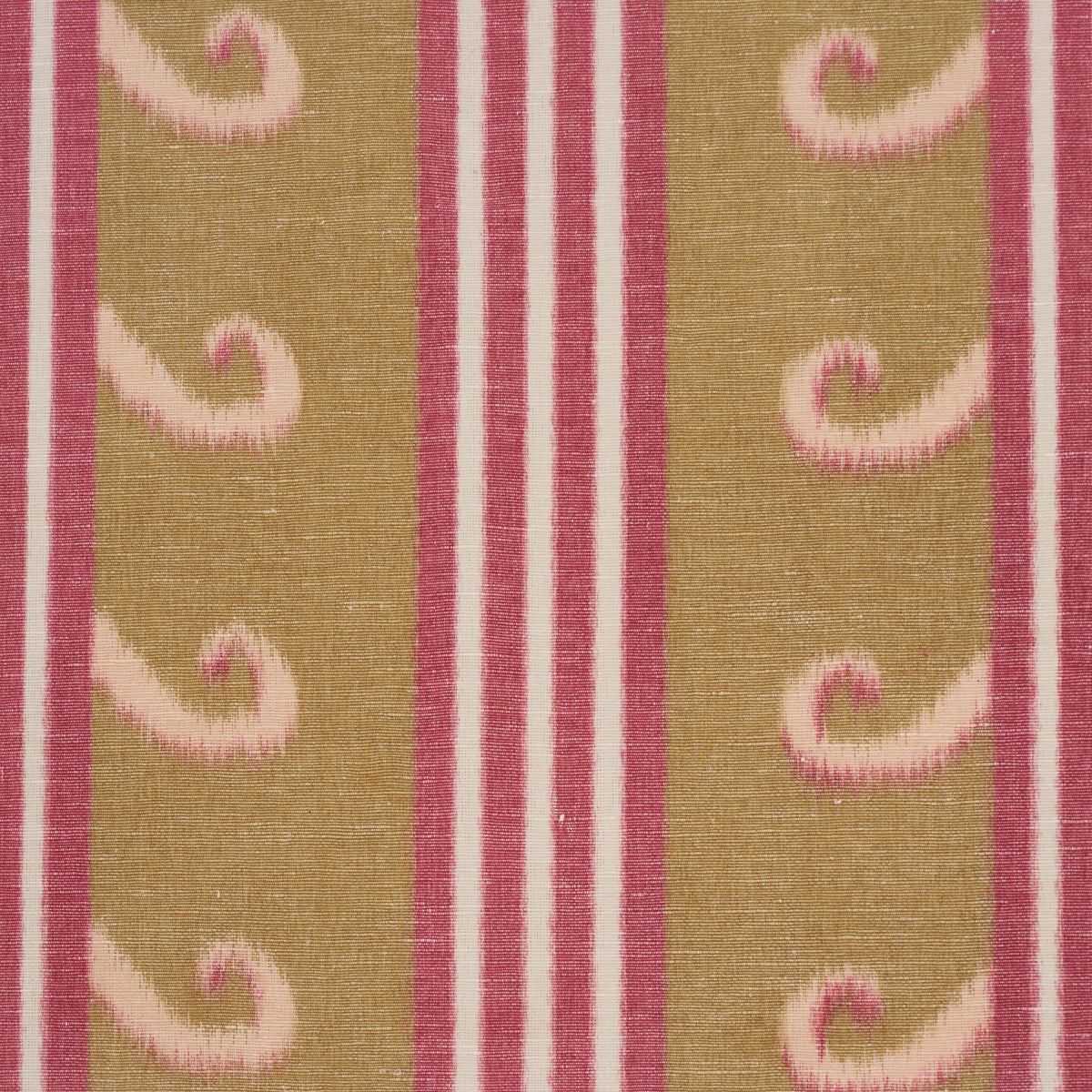 Schumacher 182631 ROMAN REVERIE in GOLD & ROSE Fabric - LAUR