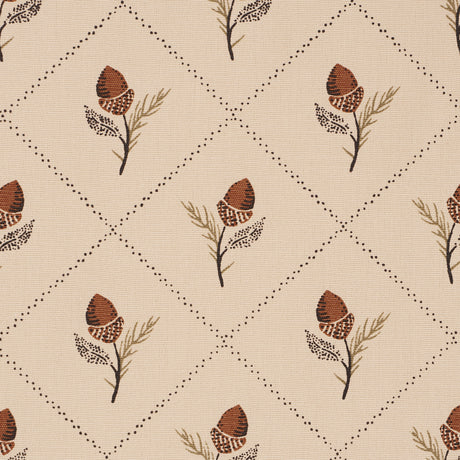 Schumacher 182671 HOLDEN HAND PRINT in FLAX Fabric - A COUNT