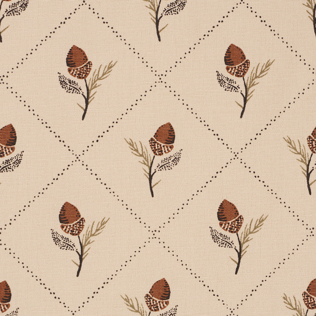 Schumacher 182671 HOLDEN HAND PRINT in FLAX Fabric - A COUNT