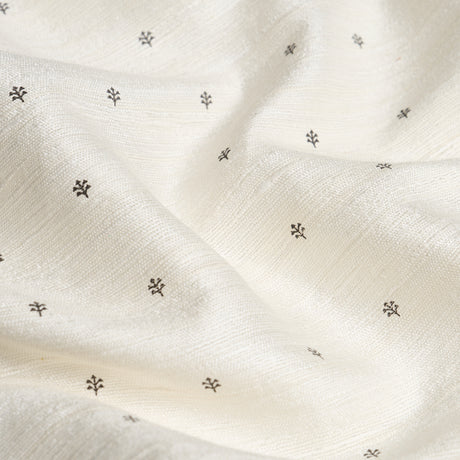 Schumacher 182681 ENGELMANN SILK HAND PRINT in BROWN Fabric 