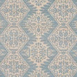 Schumacher 182701 BERKELEY HAND PRINTED SILK in CORNFLOWER F