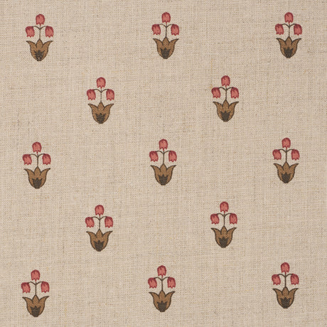 Schumacher 182721 MOIRA HAND PRINT in SPICE Fabric - PRAIRIE