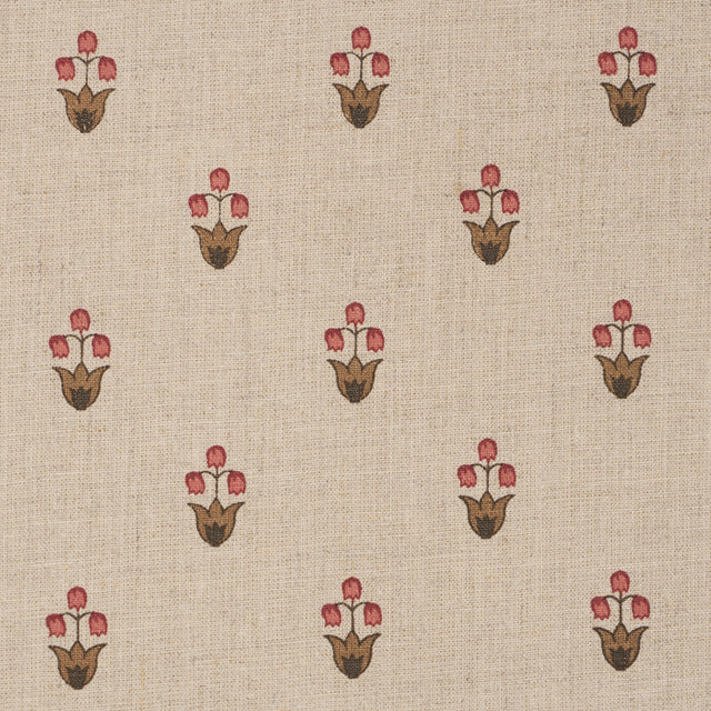 Schumacher 182721 MOIRA HAND PRINT in SPICE Fabric - PRAIRIE