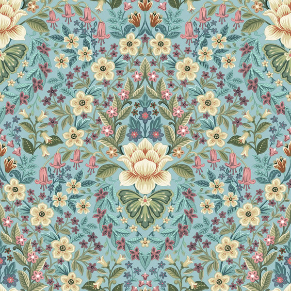 Galerie 18518 Blue Floral Damask