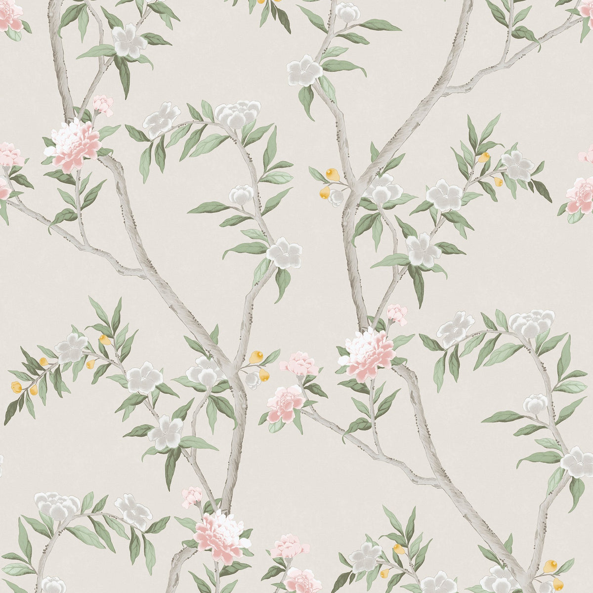 Galerie Spring Blossom Chinoiserie Beige Wallpaper 1900-5