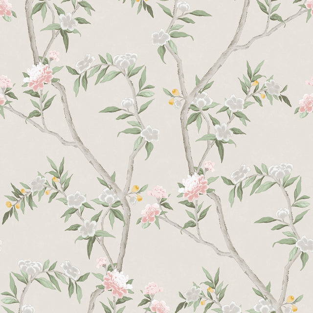 Galerie Spring Blossom Chinoiserie Beige Wallpaper 1900-5