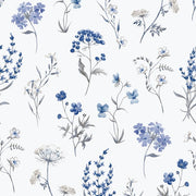 Galerie 1901-1 Blue Botanical - Eade's Wallpaper