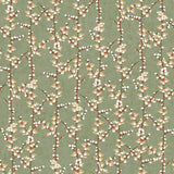 Galerie 1904-4 Green Sakura Row - Eade's Wallpaper