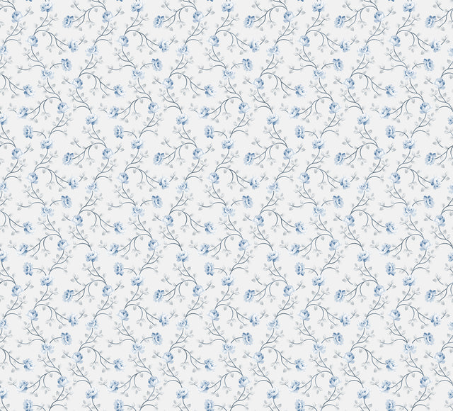 Galerie Spring Blossom Petit Flowers Blue Wallpaper 1905-2