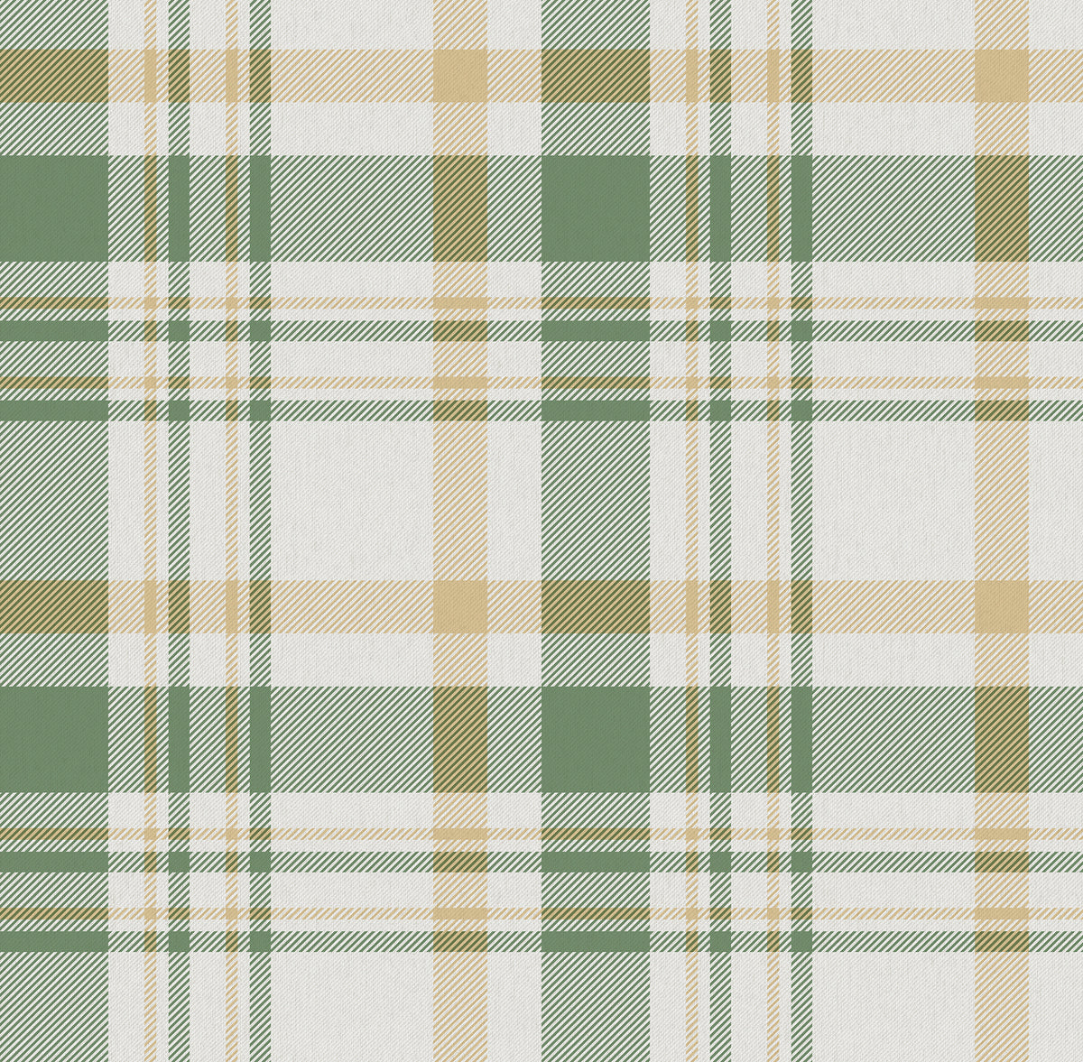 Galerie Spring Blossom Plaid Green Wallpaper 1906-5