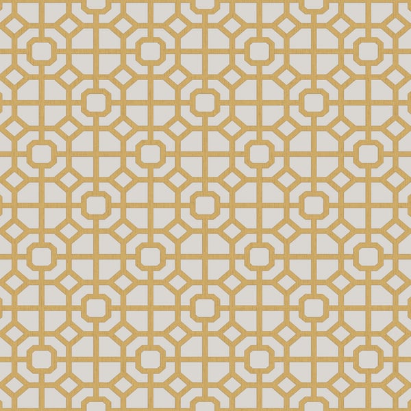 Galerie 1908-2 Gold Lattice - Eade's Wallpaper