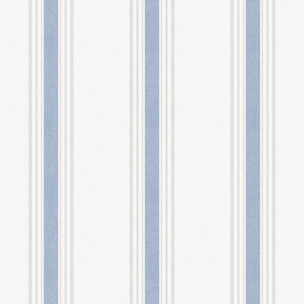 Galerie 1909-2 Blue Stripes - Eade's Wallpaper