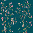 Galerie Spring Blossom Chinoiserie Blue Mural 1911-3
